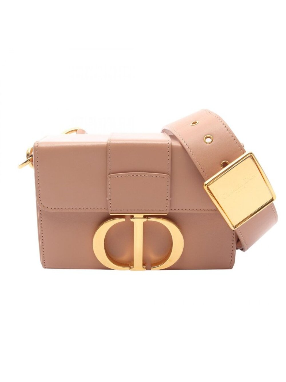 Dior Shoulder Bag 30 Montaigne Box Pink Beige Leather 30
